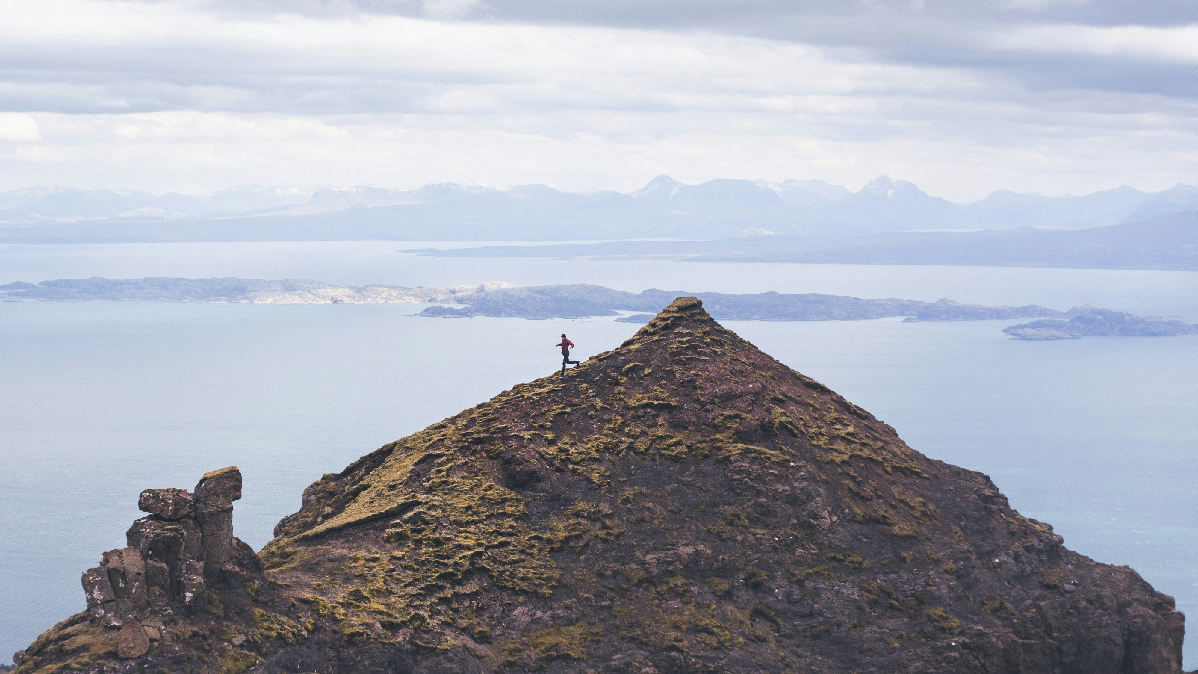 Isle of Skye — Trotternish ridge with dramatic sea cliffs and rugged terrain